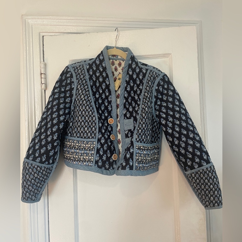 Veronica Beard Reversible Quilted Jacket